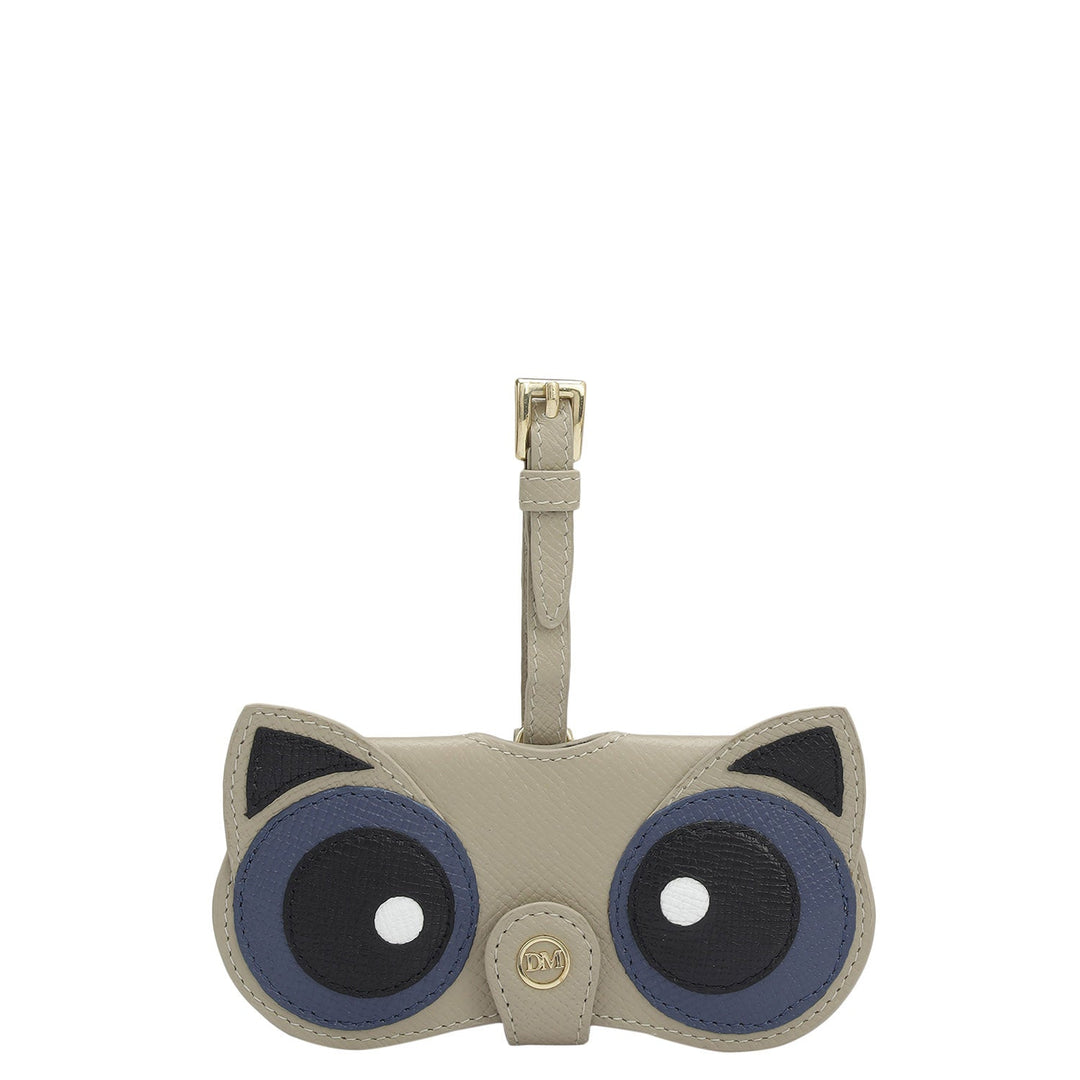 Franzy Leather Spectacle Case - Chalk