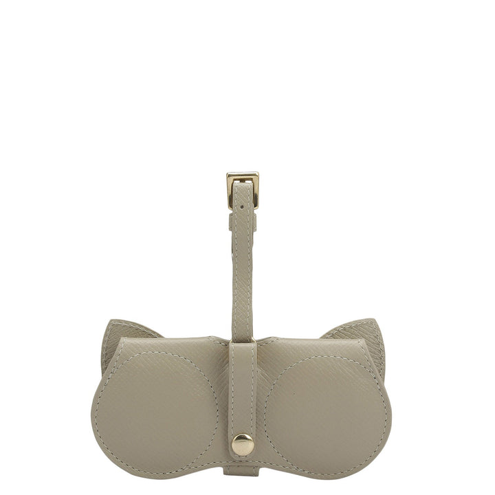 Franzy Leather Spectacle Case - Chalk
