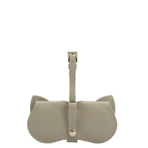 Franzy Leather Spectacle Case - Chalk