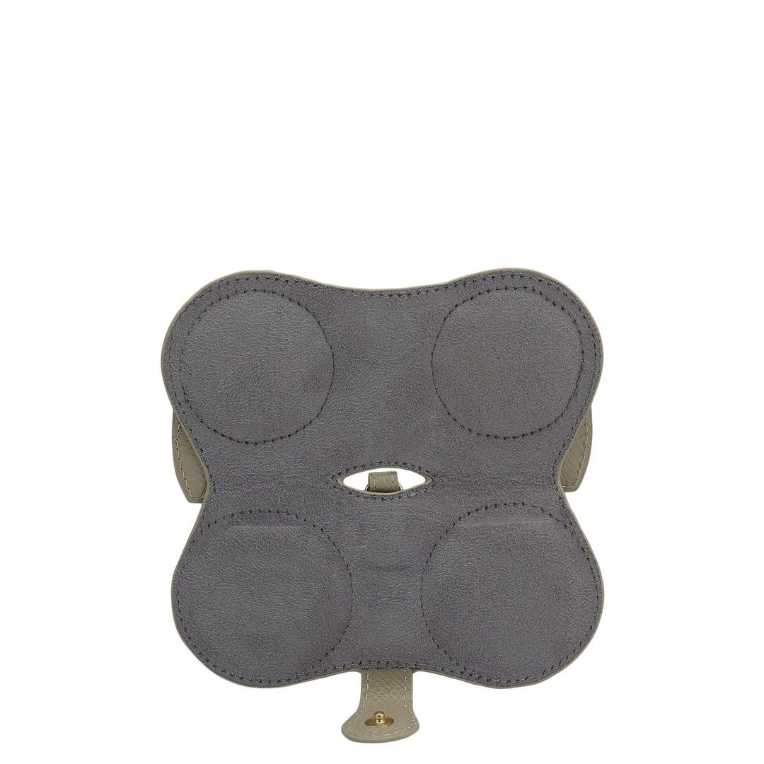 Franzy Leather Spectacle Case - Chalk