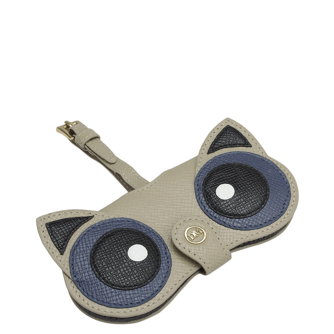 Franzy Leather Spectacle Case - Chalk