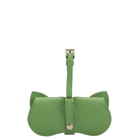 Franzy Leather Spectacle Case - Kiwi