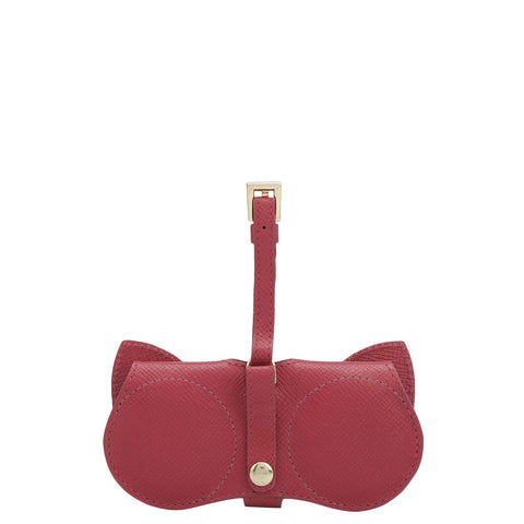 Franzy Leather Spectacle Case - Plumberry