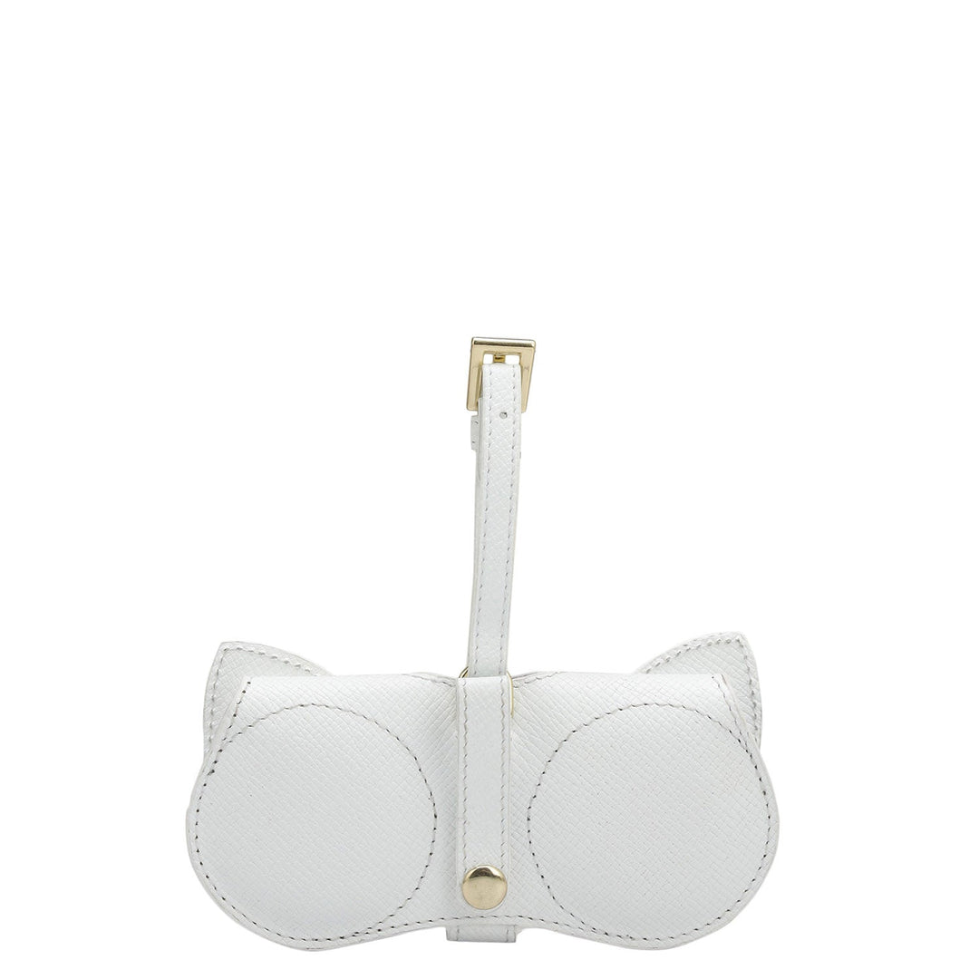 Franzy Leather Spectacle Case - Snow