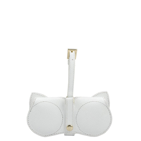 Franzy Leather Spectacle Case - Snow