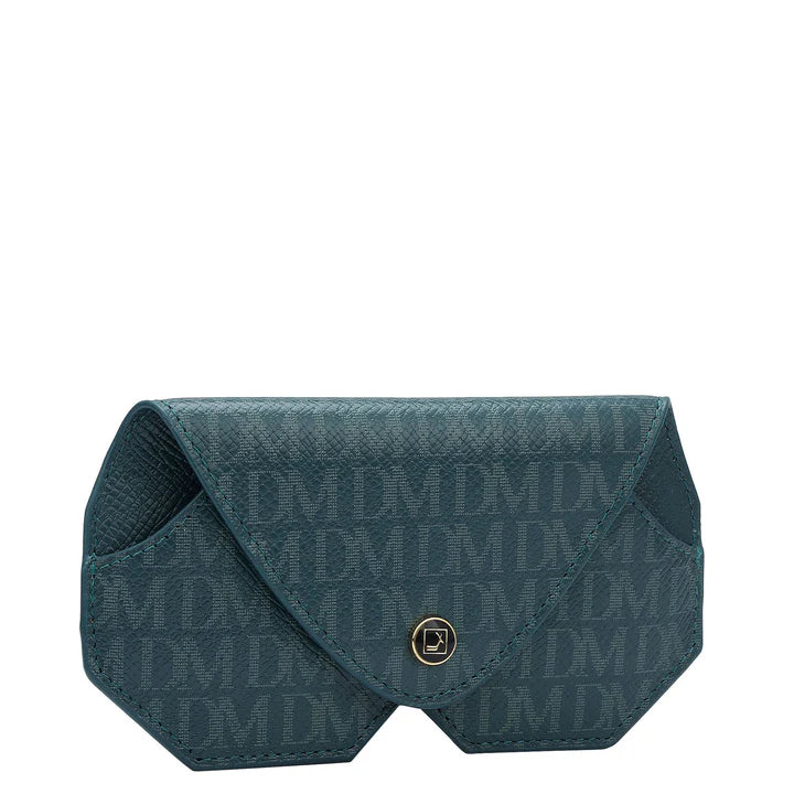 Monogram Leather Spectacle Case - Octane