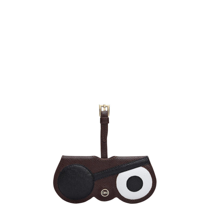 Franzy Leather Spectacle Case - Chocolate