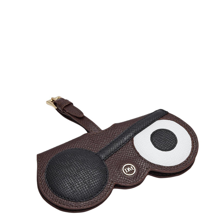 Franzy Leather Spectacle Case - Chocolate
