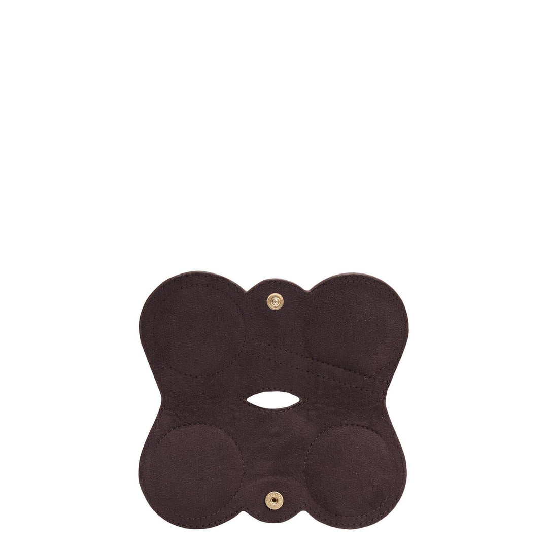 Franzy Leather Spectacle Case - Chocolate