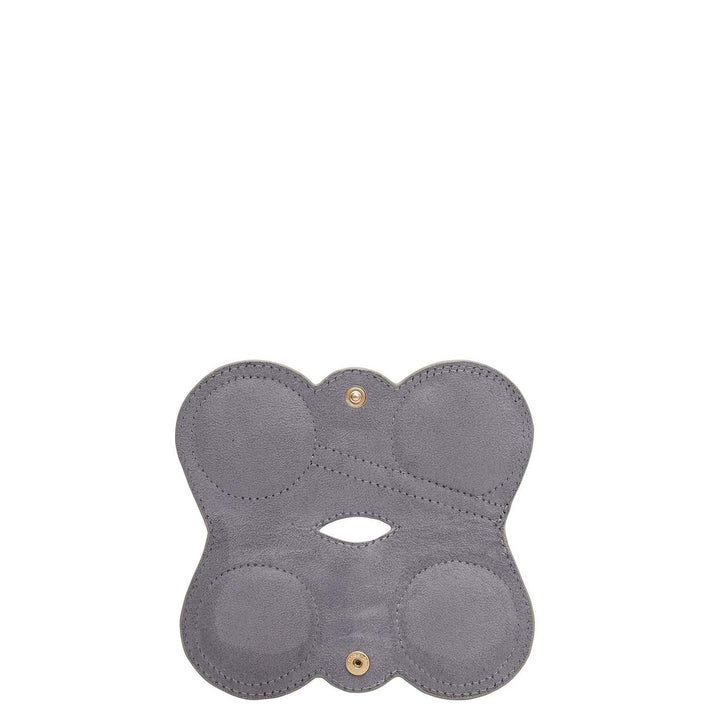 Franzy Leather Spectacle Case - Stone Grey