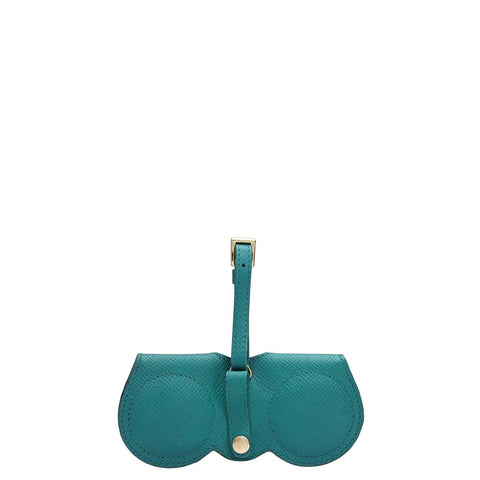 Franzy Leather Spectacle Case - Teal