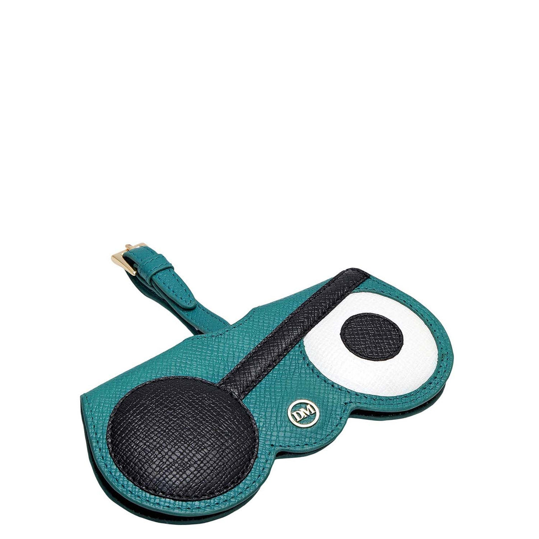 Franzy Leather Spectacle Case - Teal