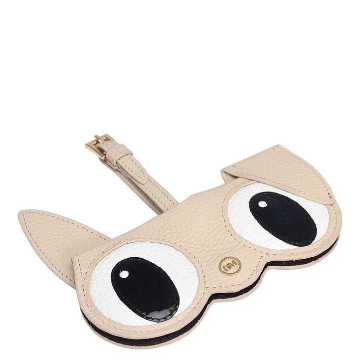 Wax Leather Spectacle Case - Dove