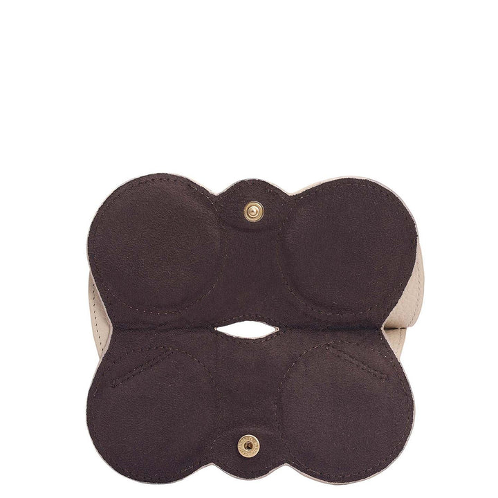 Wax Leather Spectacle Case - Dove