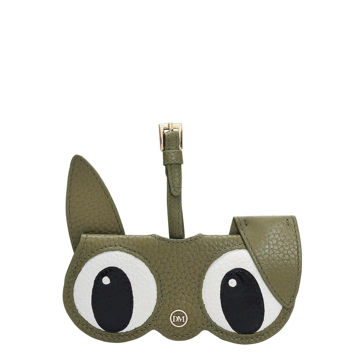 Wax Leather Spectacle Case - Fern