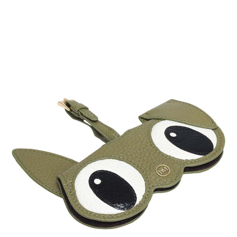 Wax Leather Spectacle Case - Fern