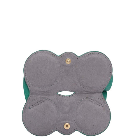 Wax Leather Spectacle Case - Green