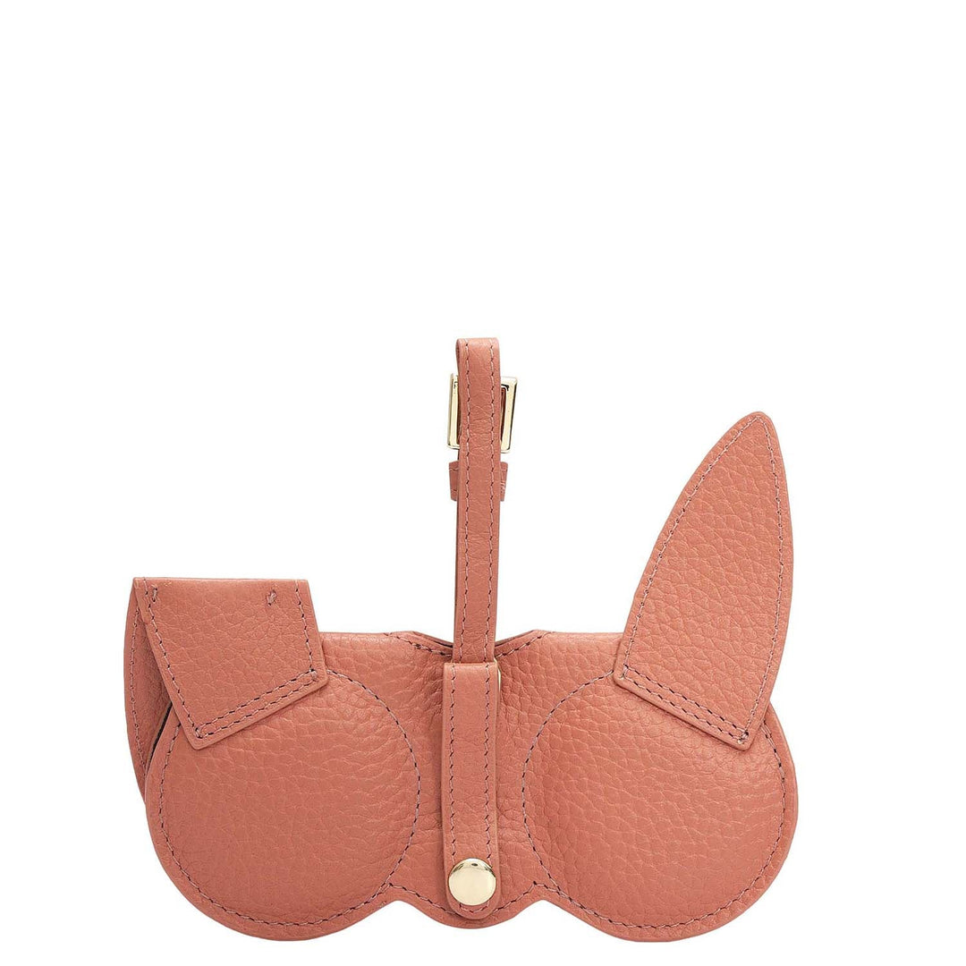 Wax Leather Spectacle Case - Terracotta