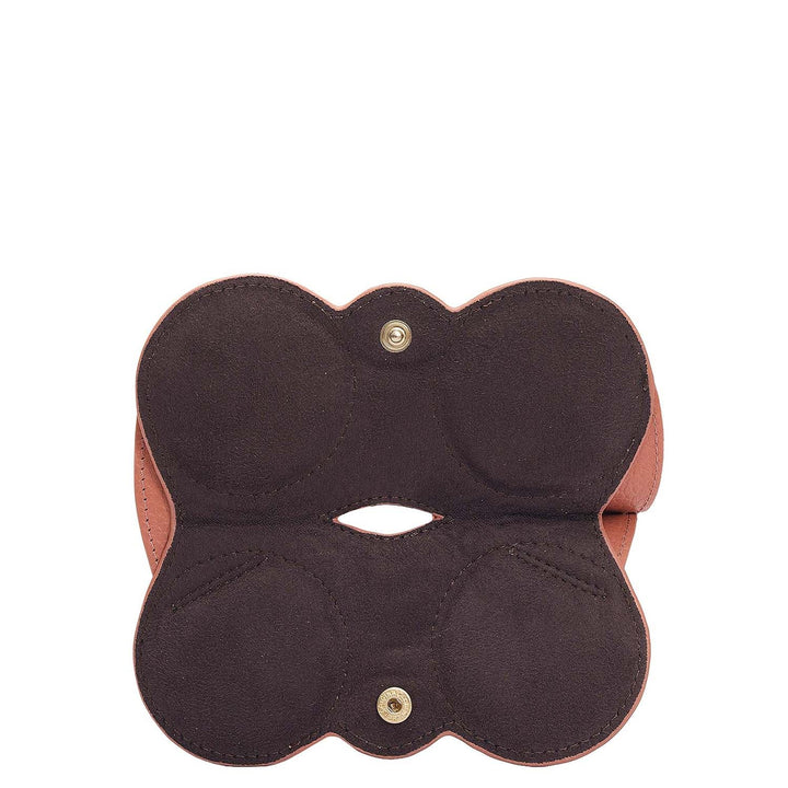 Wax Leather Spectacle Case - Terracotta