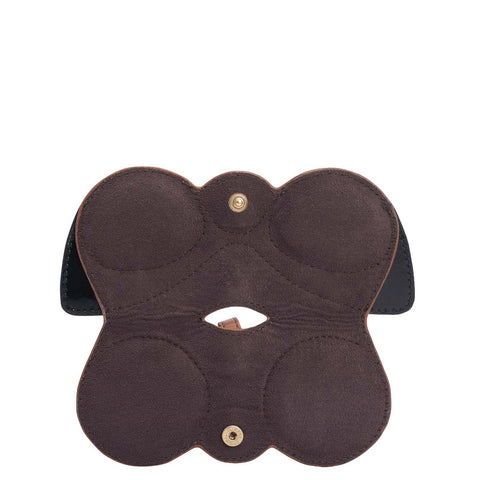 Plain Leather Spectacle Case - Cognac