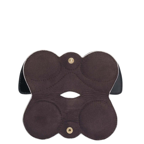 Plain Leather Spectacle Case - Snow