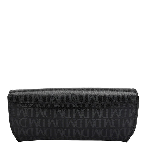 Monogram Leather Spectacle Case - Black