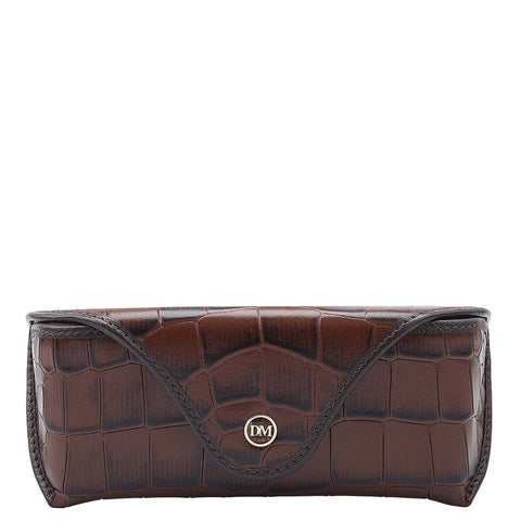 Croco Leather Spectacle Case - Date