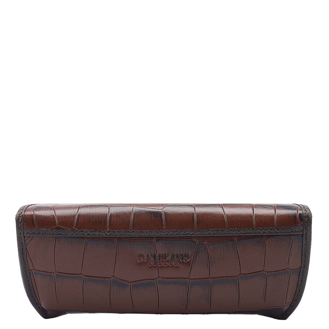 Croco Leather Spectacle Case - Date