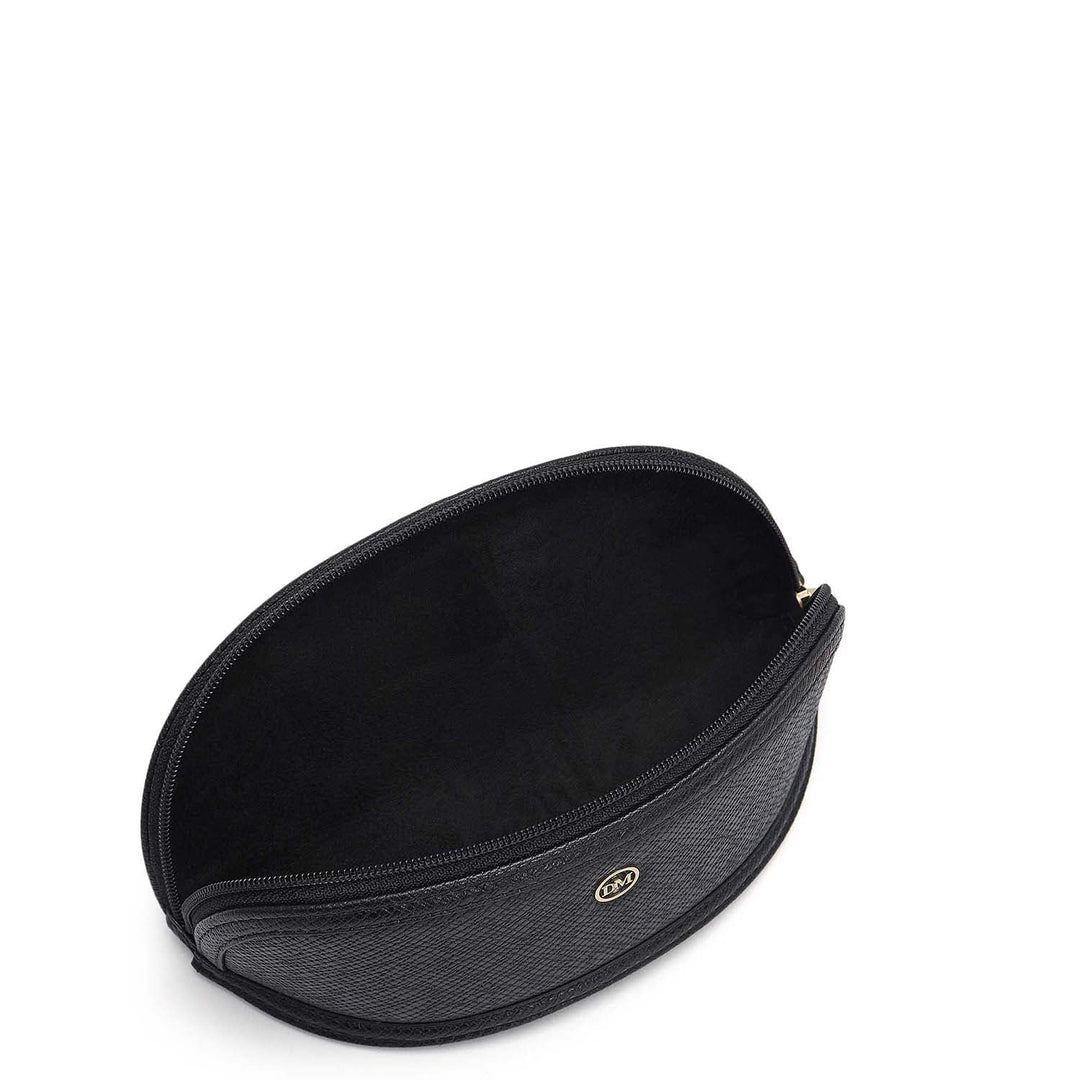 Franzy Leather Spectacle Case - Black