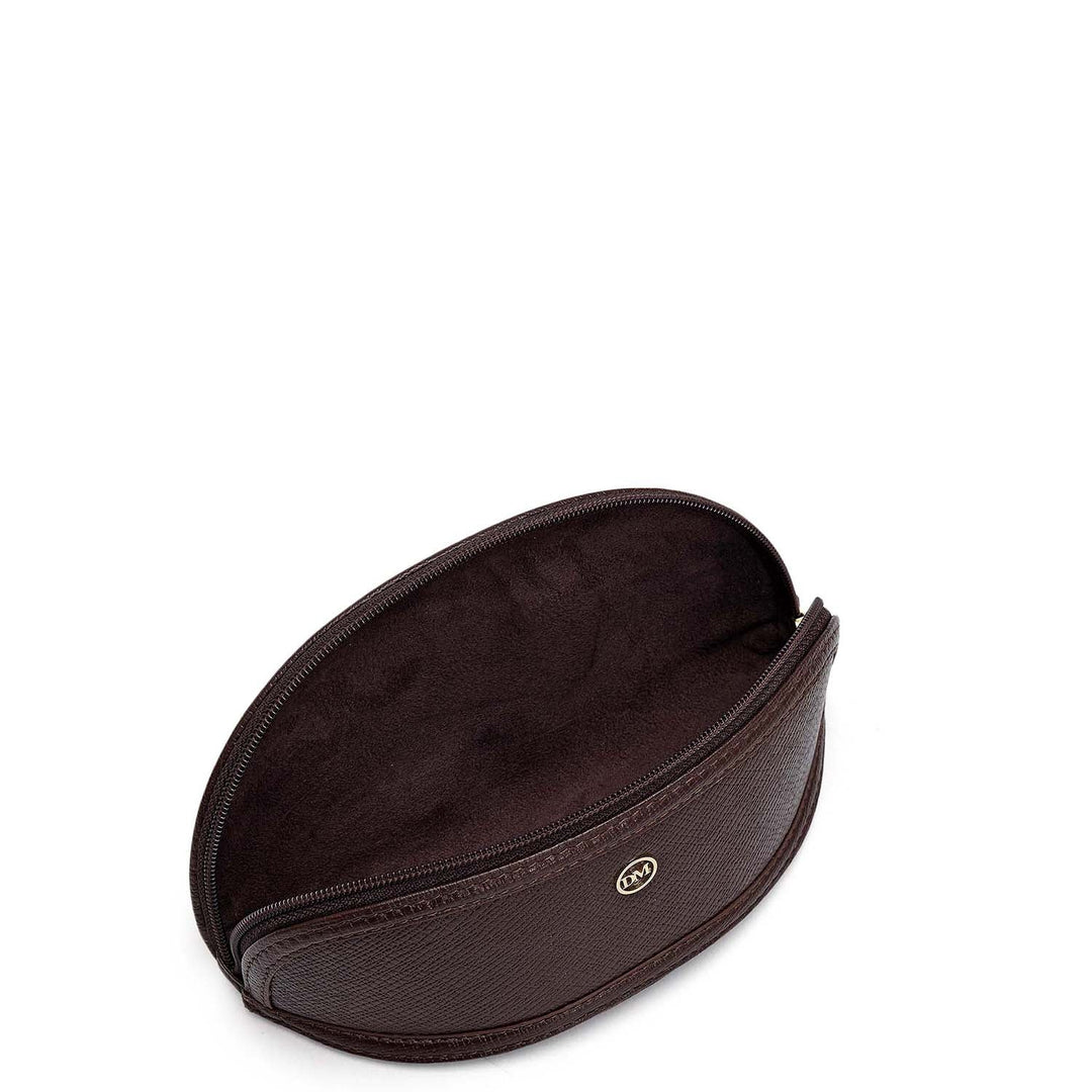 Franzy Leather Spectacle Case - Chocolate