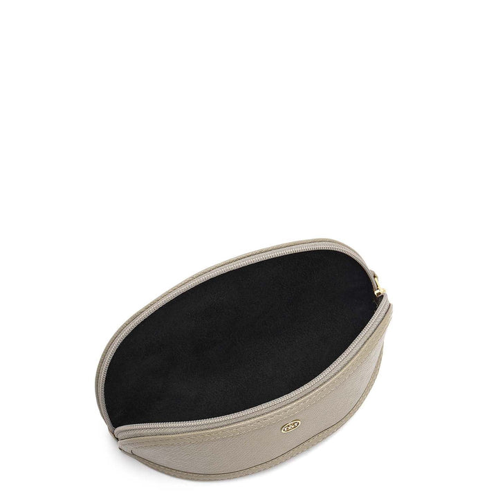 Franzy Leather Spectacle Case - Stone Grey