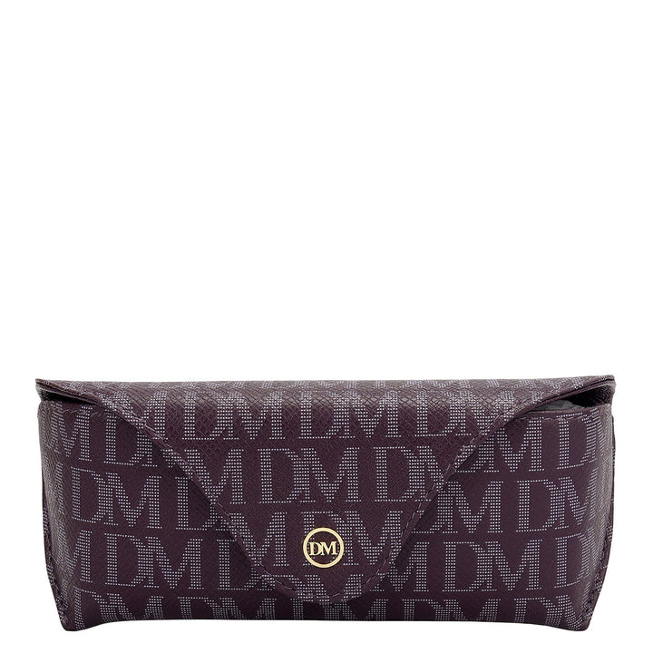 Monogram Leather Spectacle Case - Grapevine