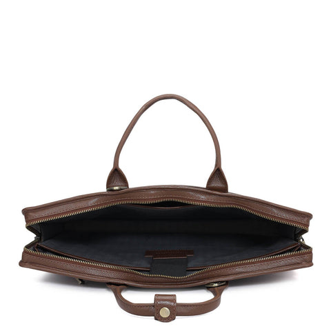 Croco Leather Laptop Sleeve - Date