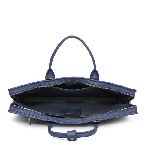 Croco Leather Laptop Sleeve - Stardust