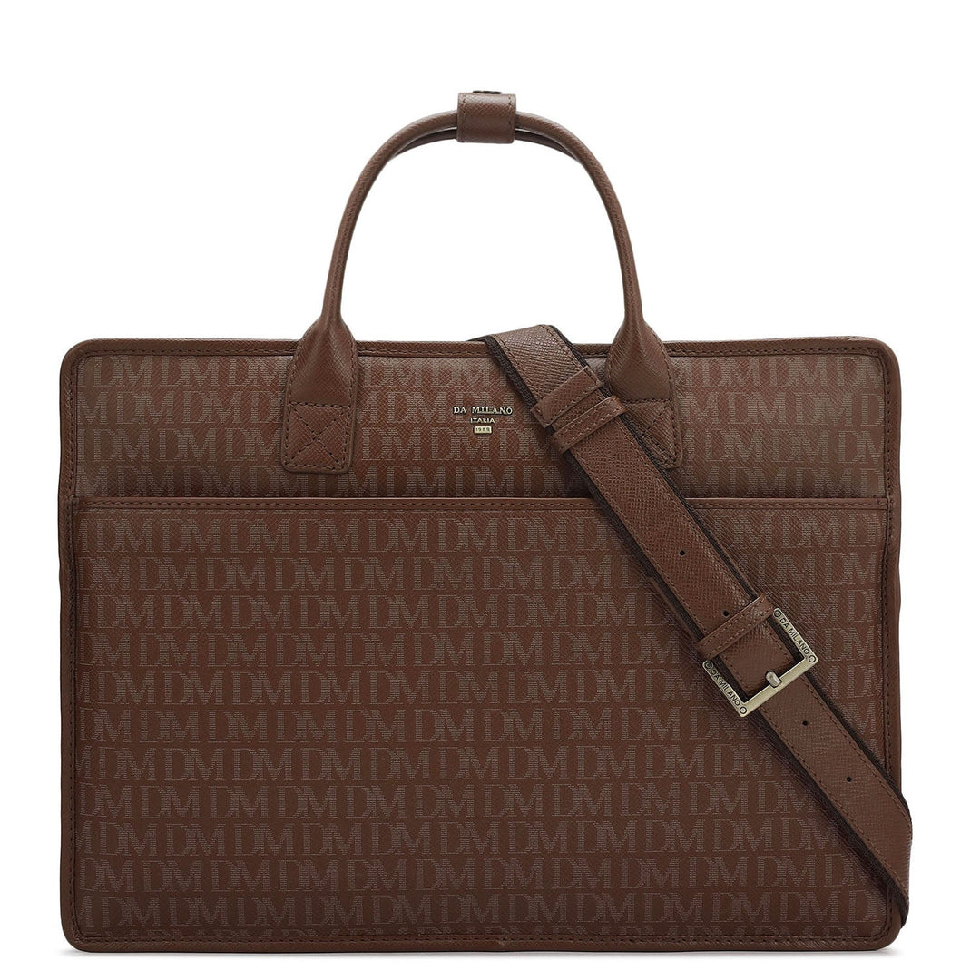 Monogram Leather Laptop Sleeve - Date