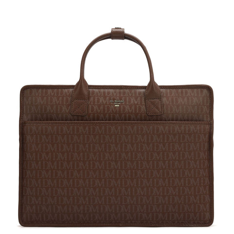 Monogram Leather Laptop Sleeve - Date