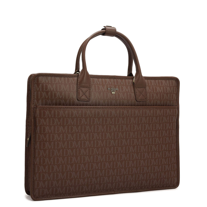 Monogram Leather Laptop Sleeve - Date