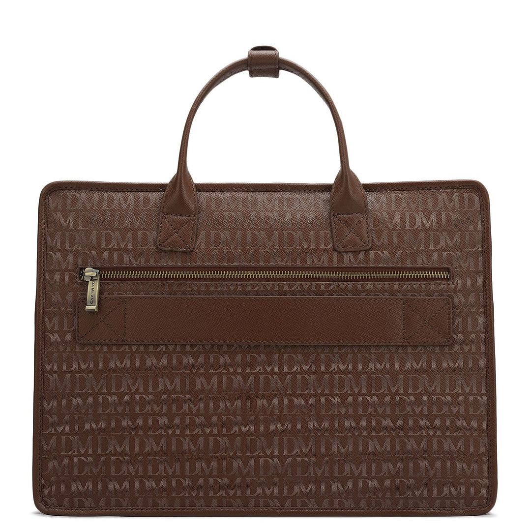 Monogram Leather Laptop Sleeve - Date