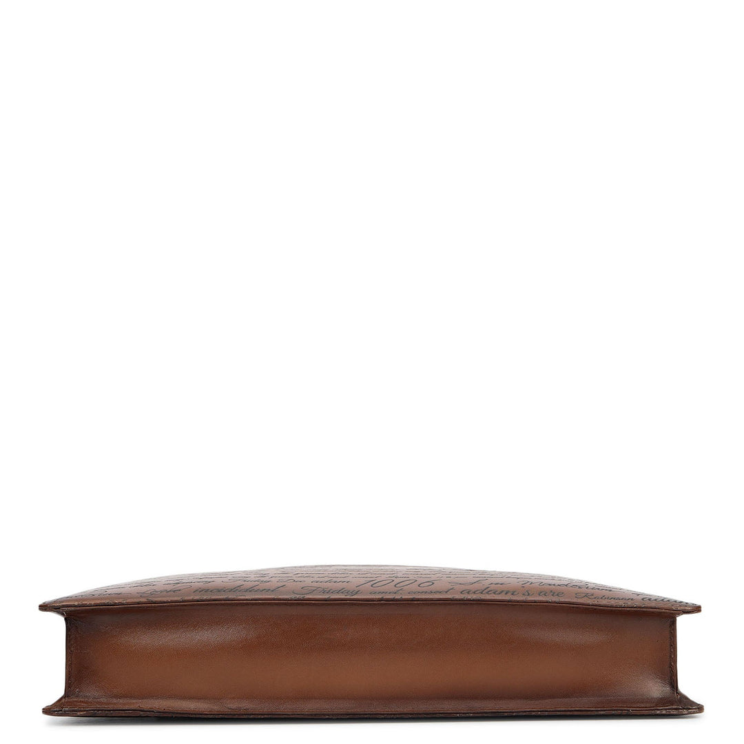 Signato Leather Laptop Sleeve - Cognac