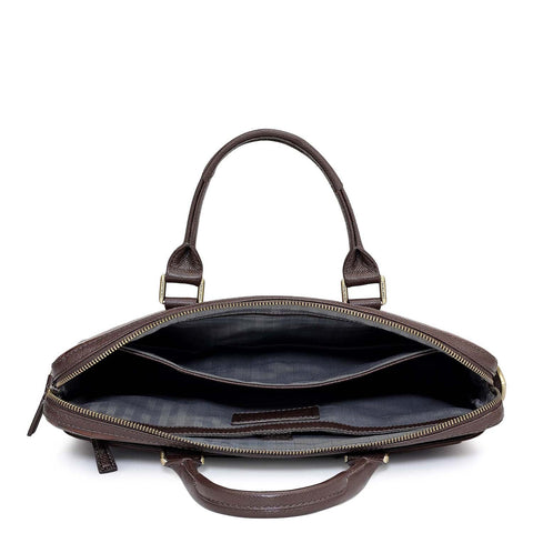 Croco Leather Laptop Sleeve - Date