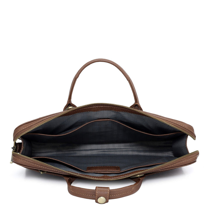 Croco Leather Laptop Sleeve - Date