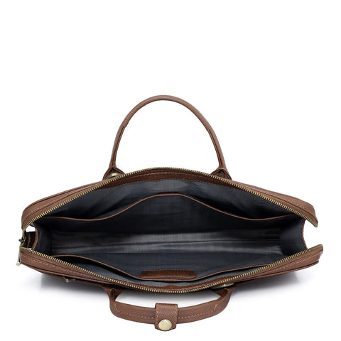 Croco Leather Laptop Sleeve - Date