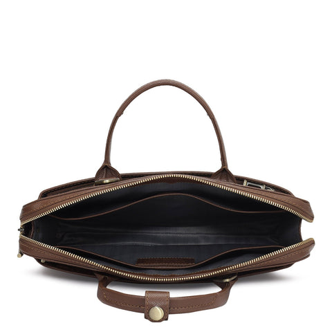 Croco Leather Laptop Sleeve - Date