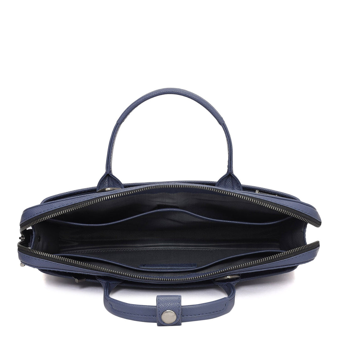 Croco Leather Laptop Sleeve - Stardust