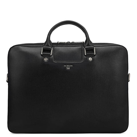 Franzy Leather Laptop Sleeve - Black