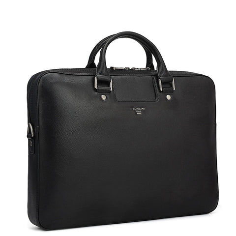 Franzy Leather Laptop Sleeve - Black
