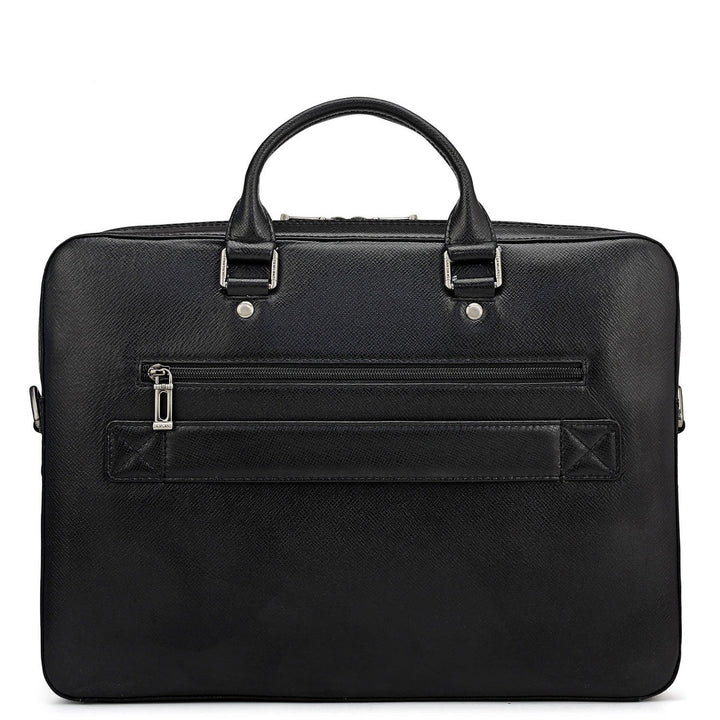 Franzy Leather Laptop Sleeve - Black