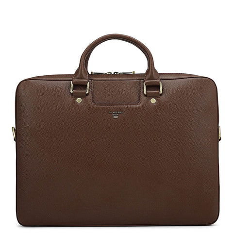 Franzy Leather Laptop Sleeve - Date