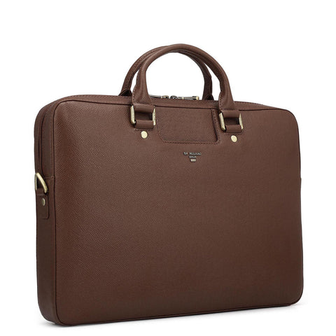 Franzy Leather Laptop Sleeve - Date