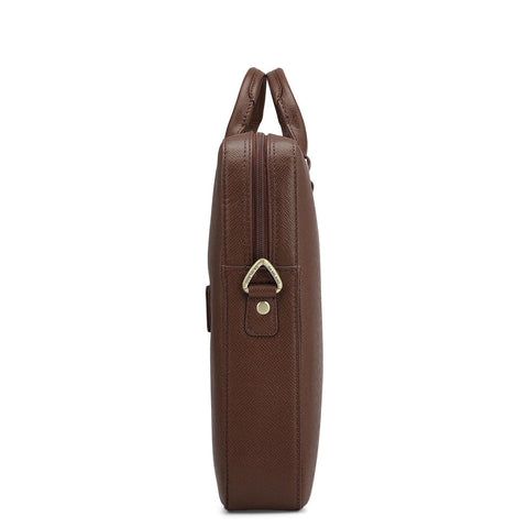 Franzy Leather Laptop Sleeve - Date